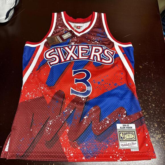 Mitchell & Ness Iverson Philadelphia 76ers basketball jersey large - Picture 1 of 6